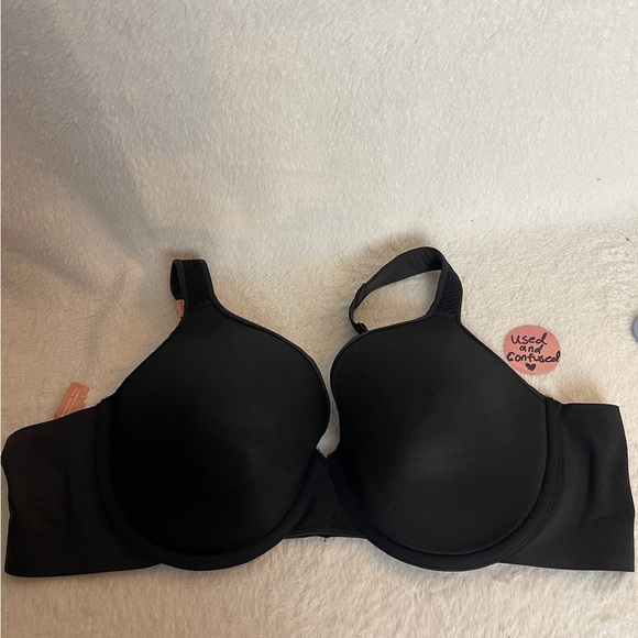 Cacique Black Full Coverage Bra - Picture 1 of 6